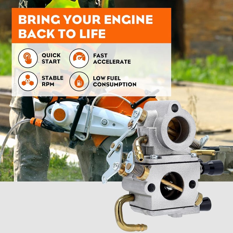 Hipa TS420 TS410 Carburetor for STIHL TS 420 TS410Z TS420Z Concrete Cut-Off Saw Replace Zama C1Q-S118 Carb 4238 120 0600 - Image 3